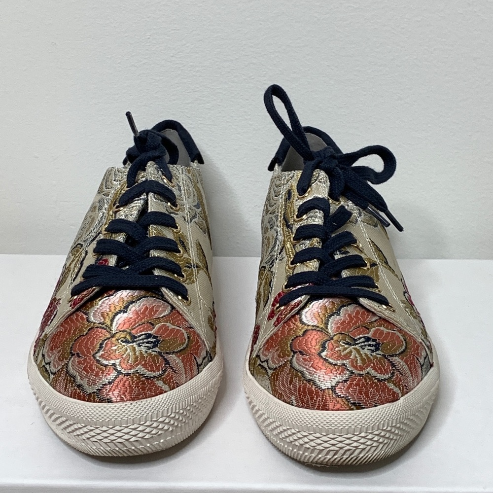 Floral Brocade Sneakers